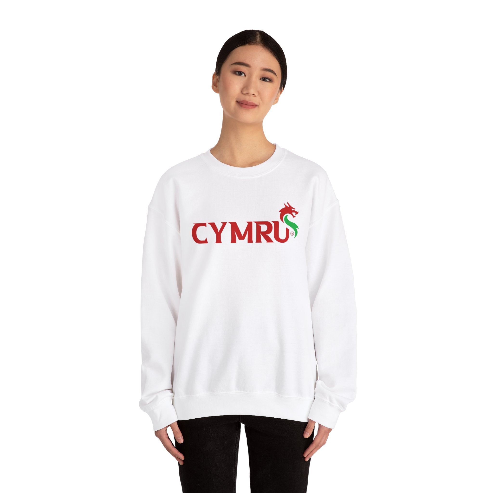 TⓗeCymruDesign 'Dragon' Unisex Heavy Blend™ Crewneck Sweatshirt