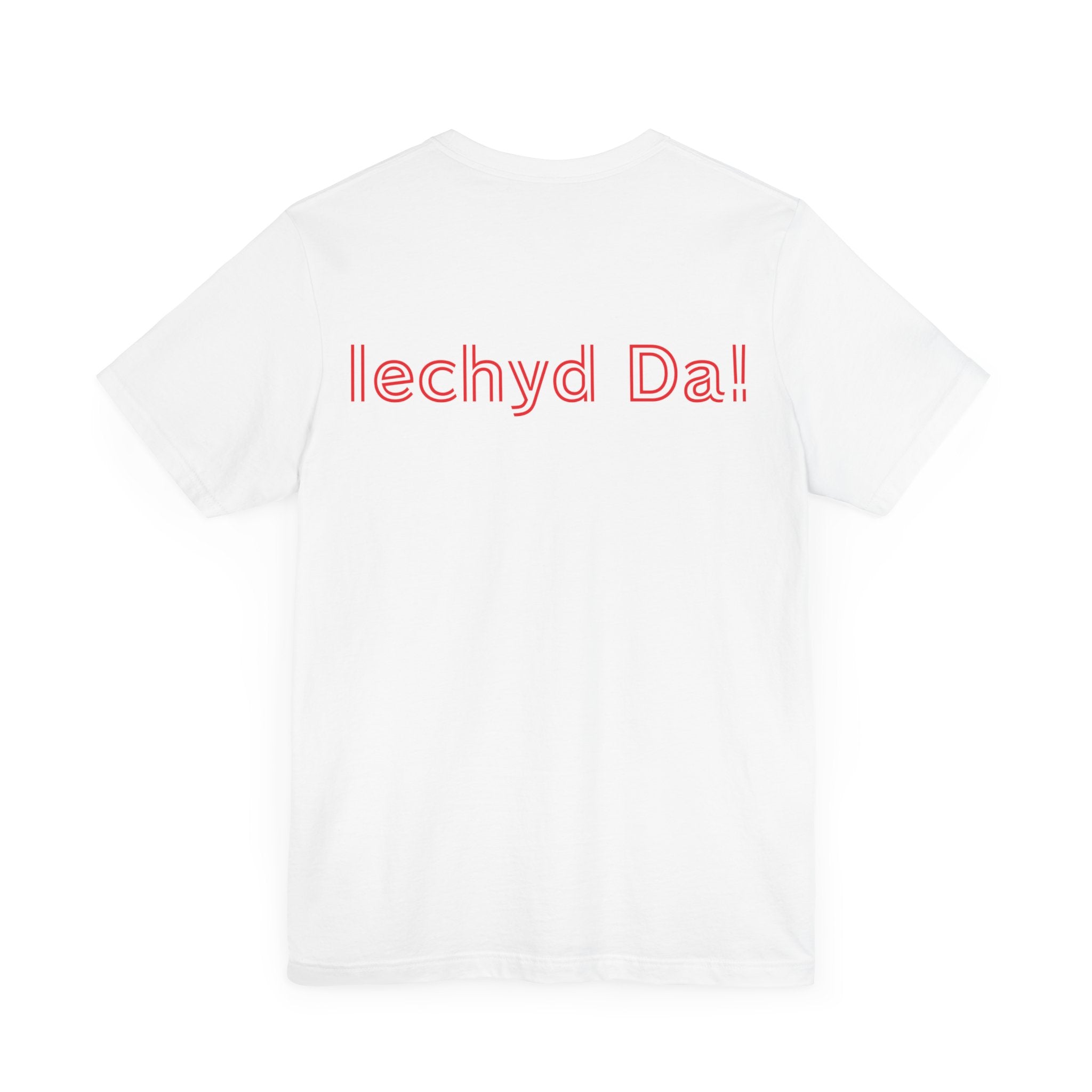 Tⓗe Cymru Design 'Iechyd Da!' Unisex Jersey Short Sleeve Tee