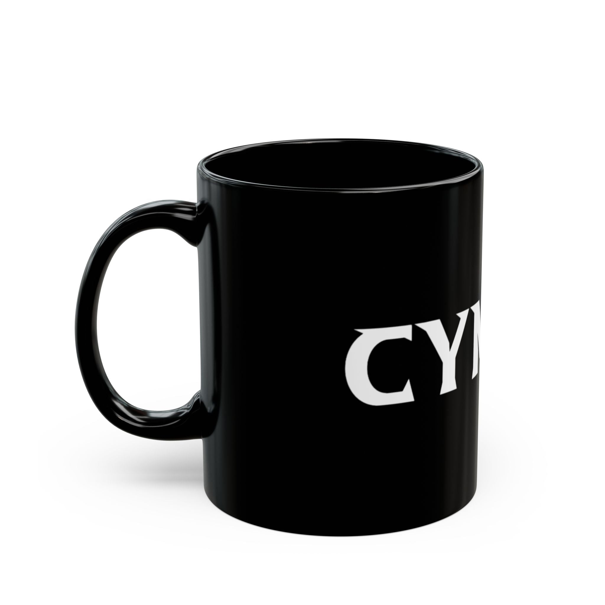 TⓗeCymruDesign 'Dragon' Black Mug (11oz, 15oz)