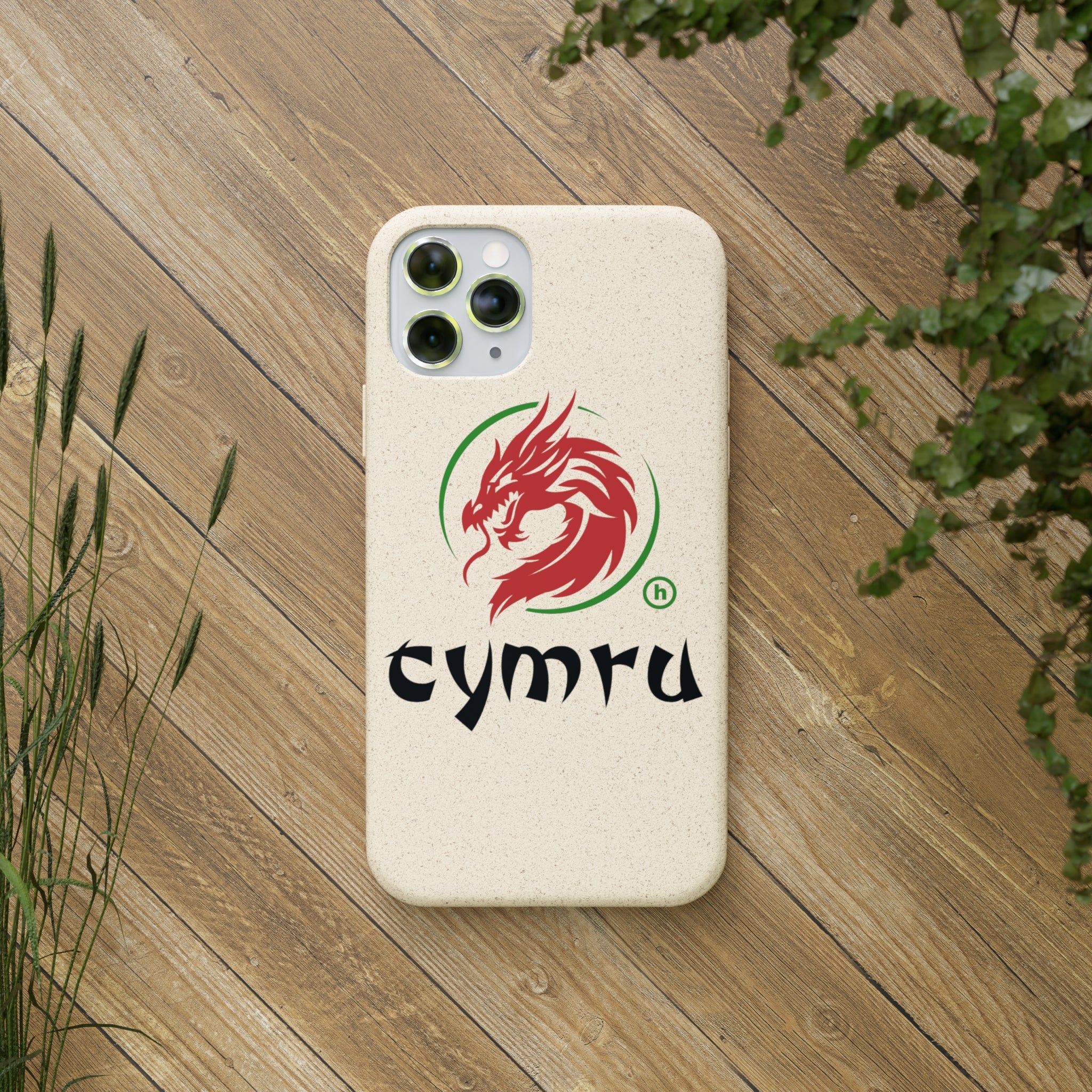 TⓗeCymruDesign 'Oriental' Biodegradable Phone Case