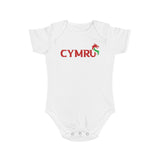 TⓗeCymruDesign 'Dragon' Short Sleeve Baby Bodysuit