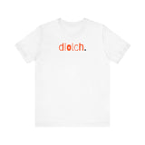 Tⓗe Cymru Design 'Diolch' Unisex Jersey Short Sleeve Tee