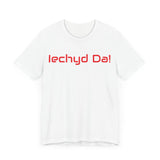 Tⓗe Cymru Design 'Iechyd Da!' Unisex Jersey Short Sleeve Tee