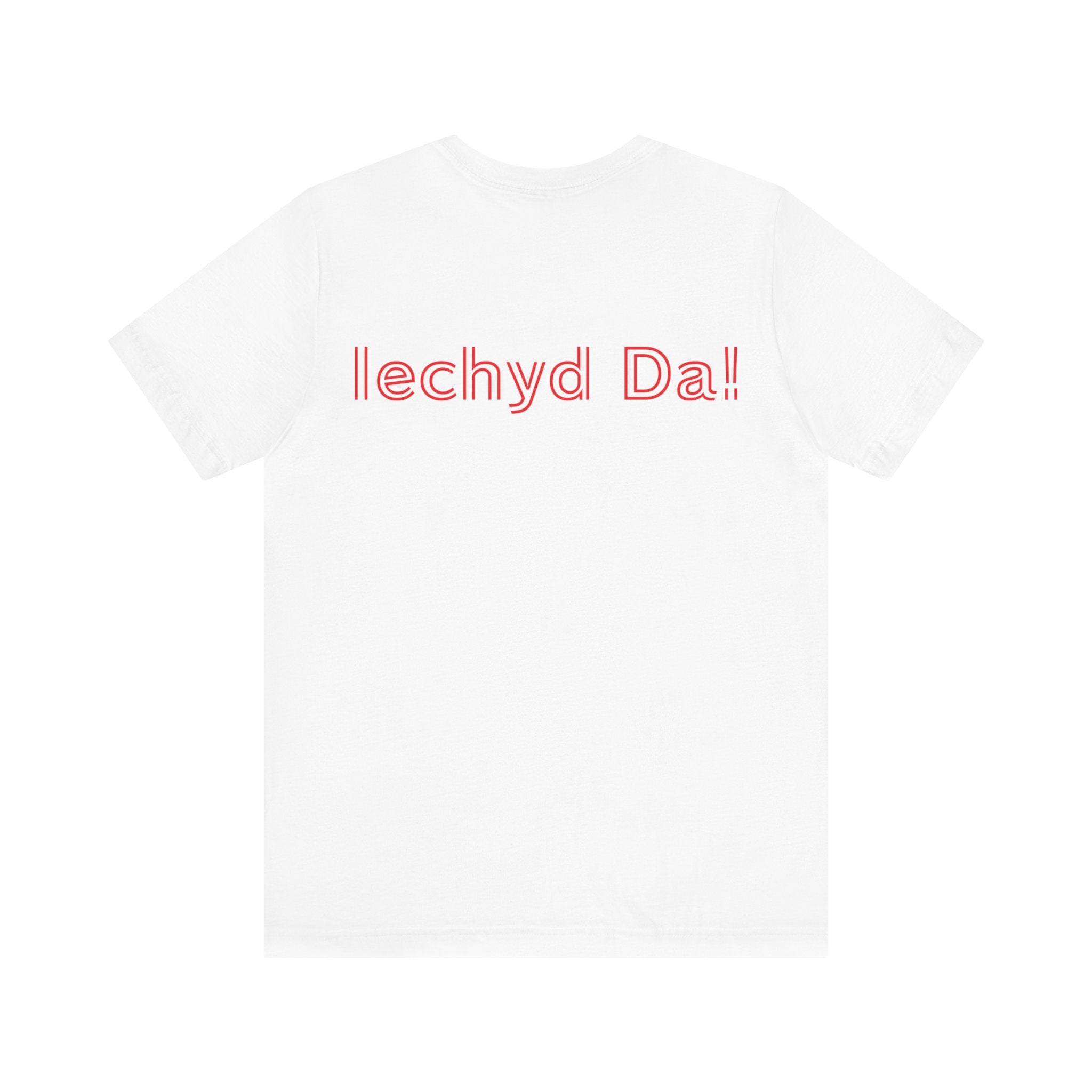 Tⓗe Cymru Design 'Iechyd Da!' Unisex Jersey Short Sleeve Tee