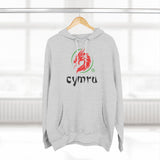 Tⓗe Cymru Design 'Oriental' Three-Panel Fleece Hoodie