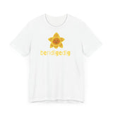 Tⓗe Cymru Design 'Bendigedig' Unisex Jersey Short Sleeve Tee