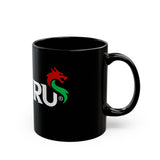 TⓗeCymruDesign 'Dragon' Black Mug (11oz, 15oz)