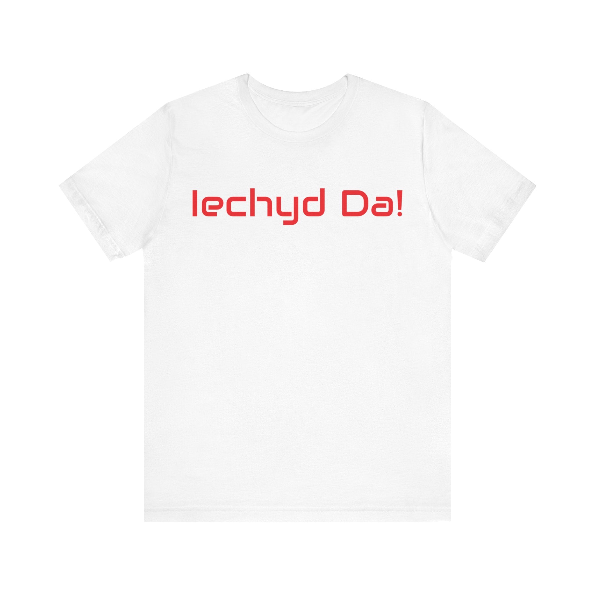 Tⓗe Cymru Design 'Iechyd Da!' Unisex Jersey Short Sleeve Tee