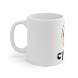 TⓗeCymruDesign 'Oriental' White Ceramic Mug, 11oz