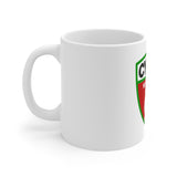 TⓗeCymruDesign 'Original' Ceramic Coffee Cups, White, 11oz, 15oz