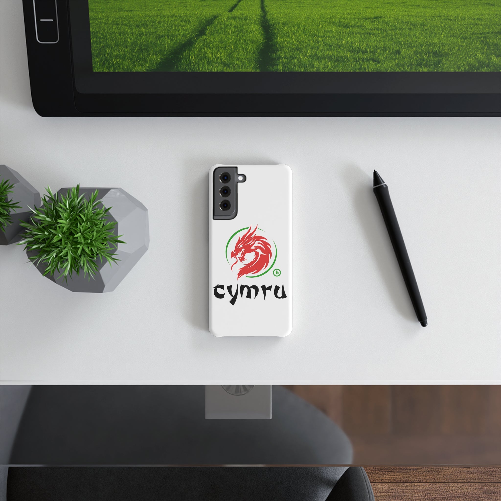 TⓗeCymruDesign 'Oriental' Slim Snap Phone Case