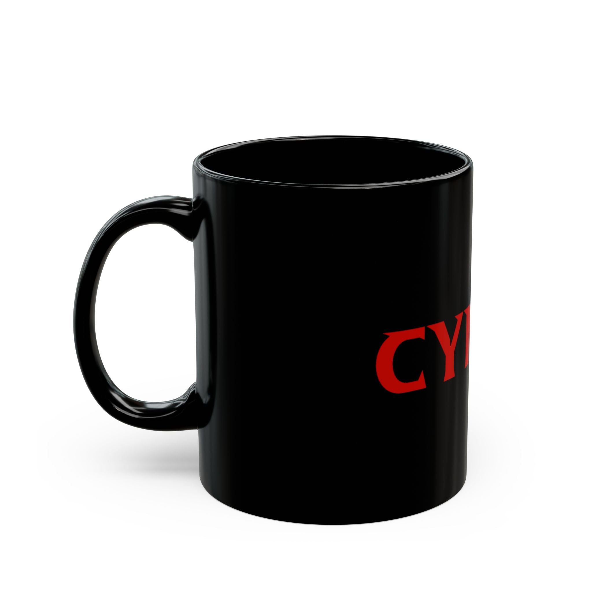 TⓗeCymruDesign 'Dragon' Black Mug (11oz, 15oz)